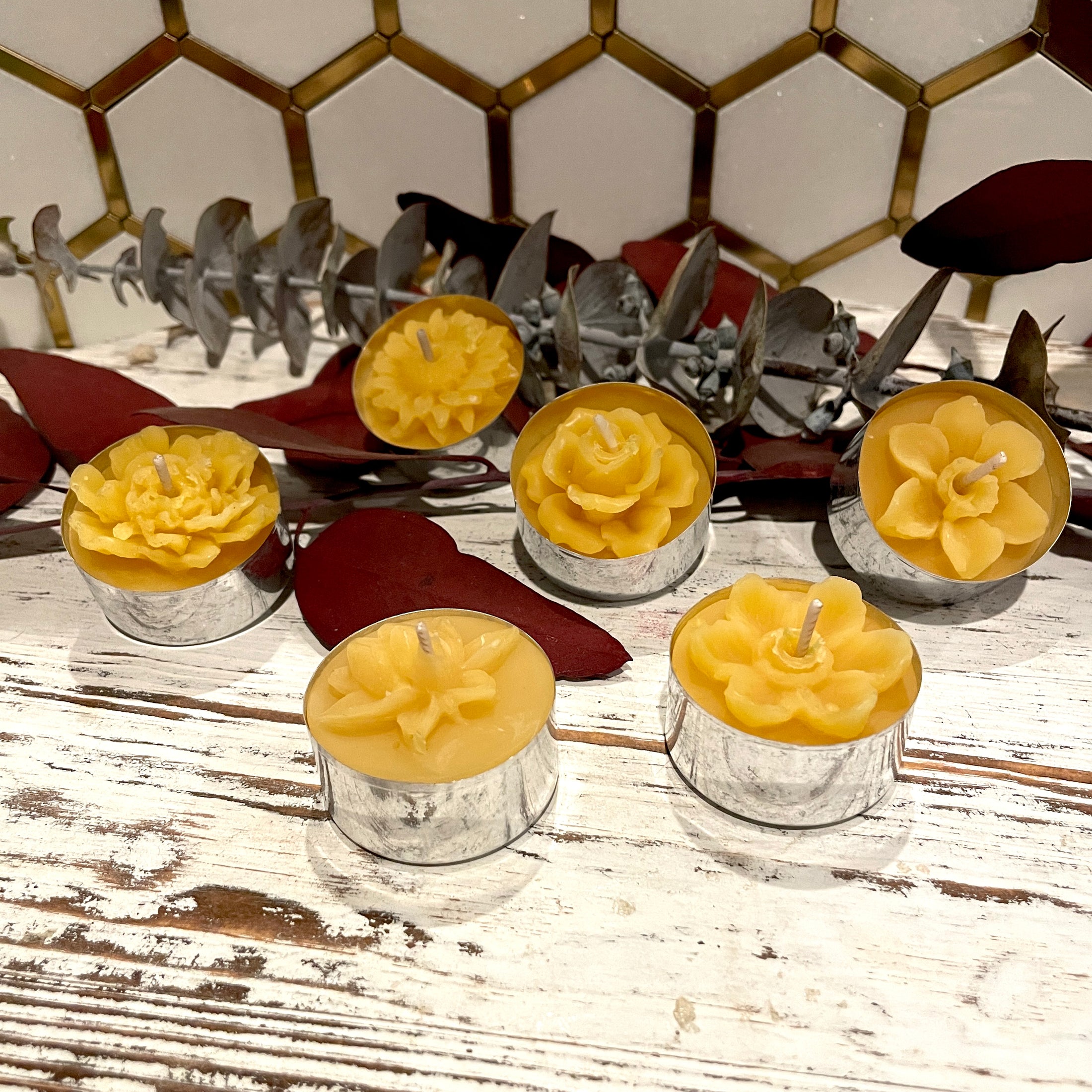 Tea Lights, 100% Beeswax